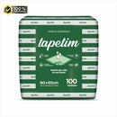 TAPETE HIGIENICO 60X60CM TAPETIM C/ 100UN.